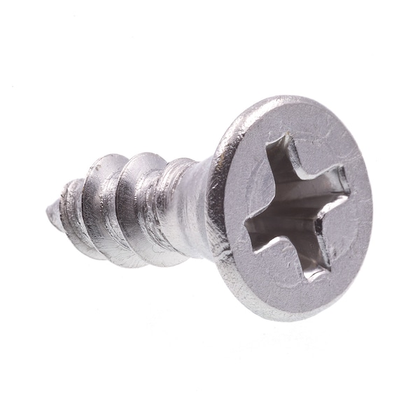 Prime-Line Wood Screw, Flat Head Phillip Drive No. 8 X 1/2in Grade 18-8 Stainless Steel 25PK 9034971 - main